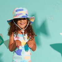 Swim bucket hat | Rainbow reef