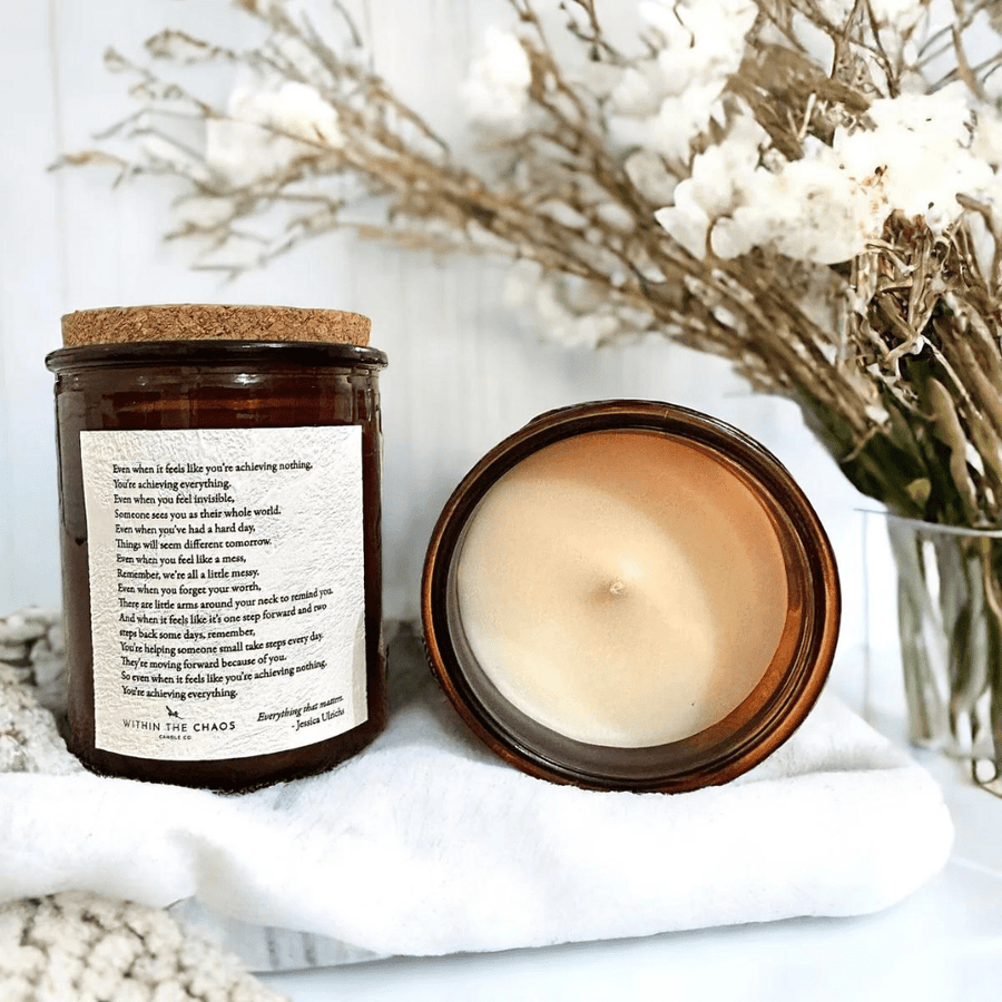 Poetry candle | motherhood