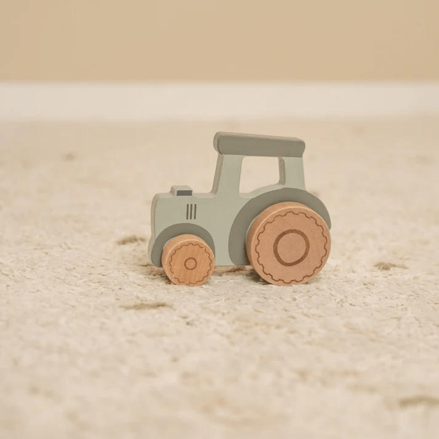 Wooden tractor | Little Dutch