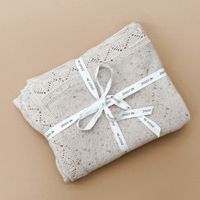 Heirloom knitted blanket oatmeal fleck - [product_vendor}