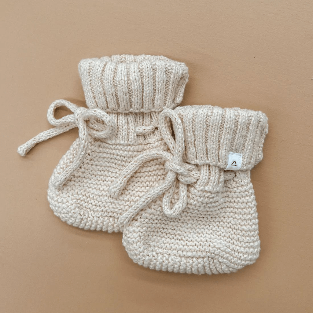 Knit booties - [product_vendor}