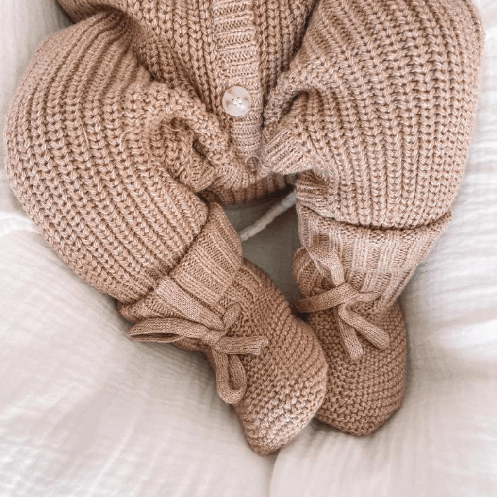 Knit booties - [product_vendor}